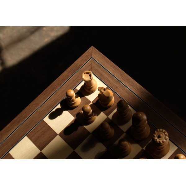 Pièces d'échecs Noyer naturel n°5