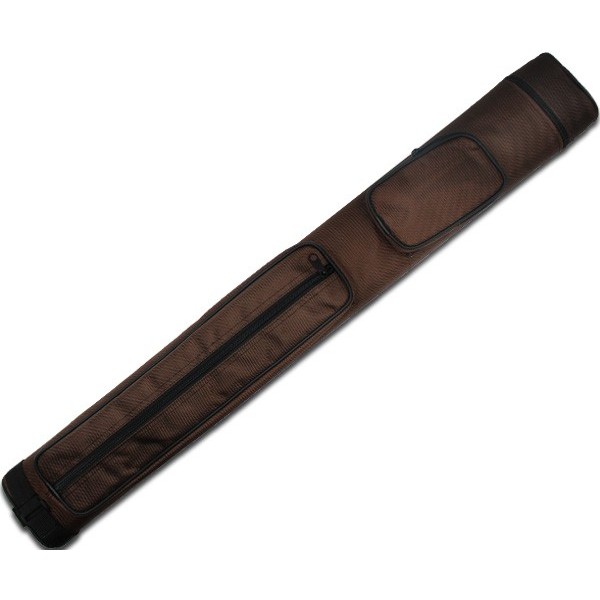 Etui ovale rigide 2 fûts 2 flèches Brun