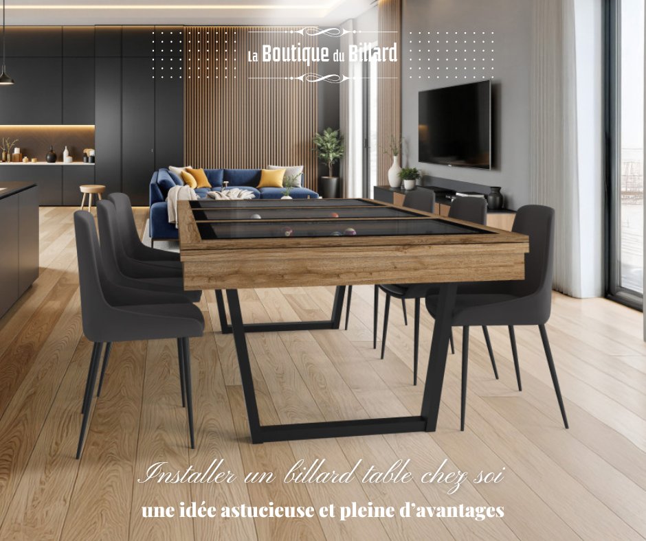 Installer un billard table chez soi