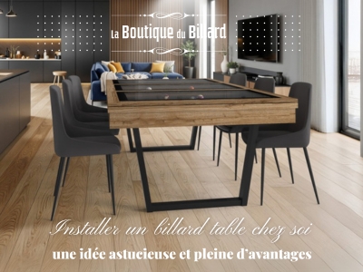 Installer un billard table chez soi : une idée astucieuse et pleine d’avantages